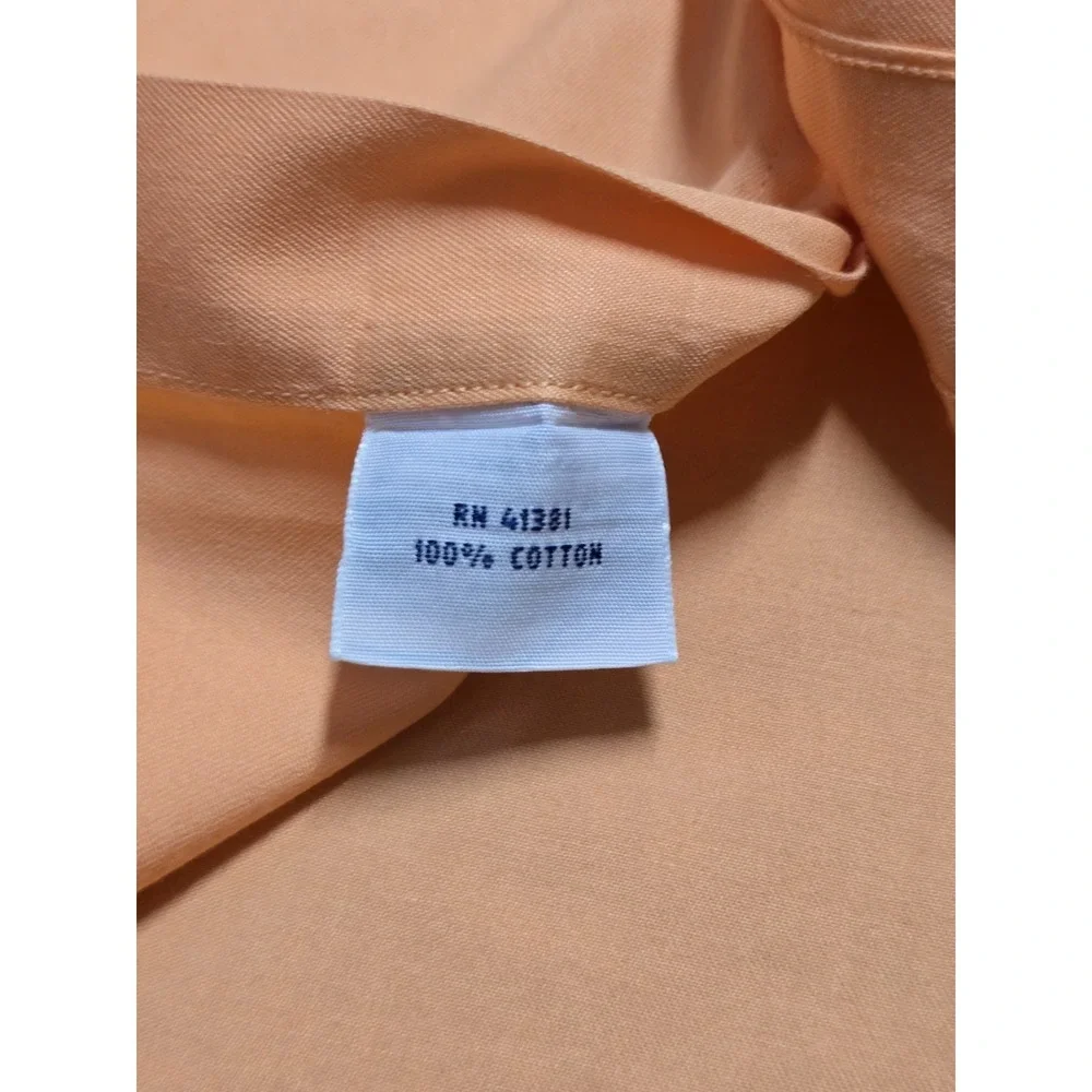 Polo‎ Ralph Lauren Beach Twill Camp Shirt Mens M Orange Button Up